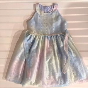 Rainbow girl dress 4T